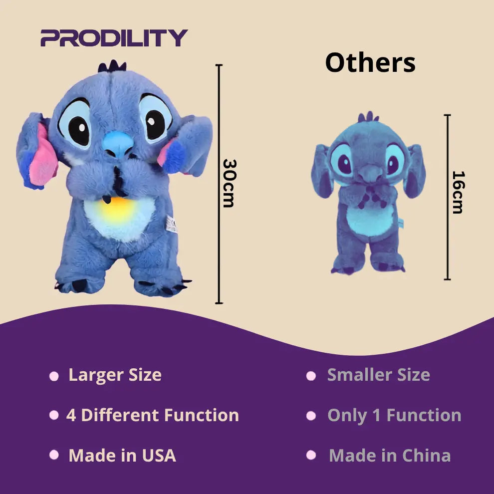 DISNEY BREATHING STITCH TEDDY